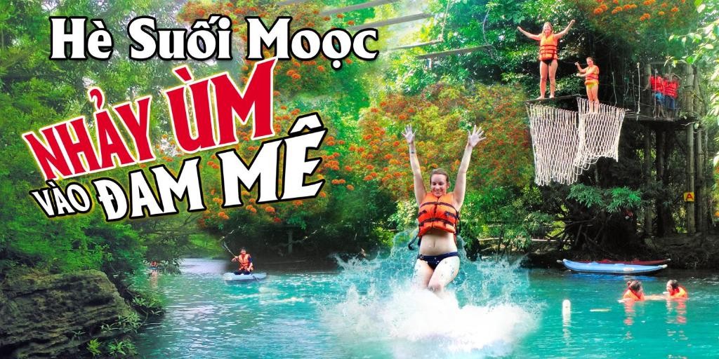 Lập team đi Sông Chày Hang Tối, đu dây Zipline, đua thuyền, mùa hè cực chất