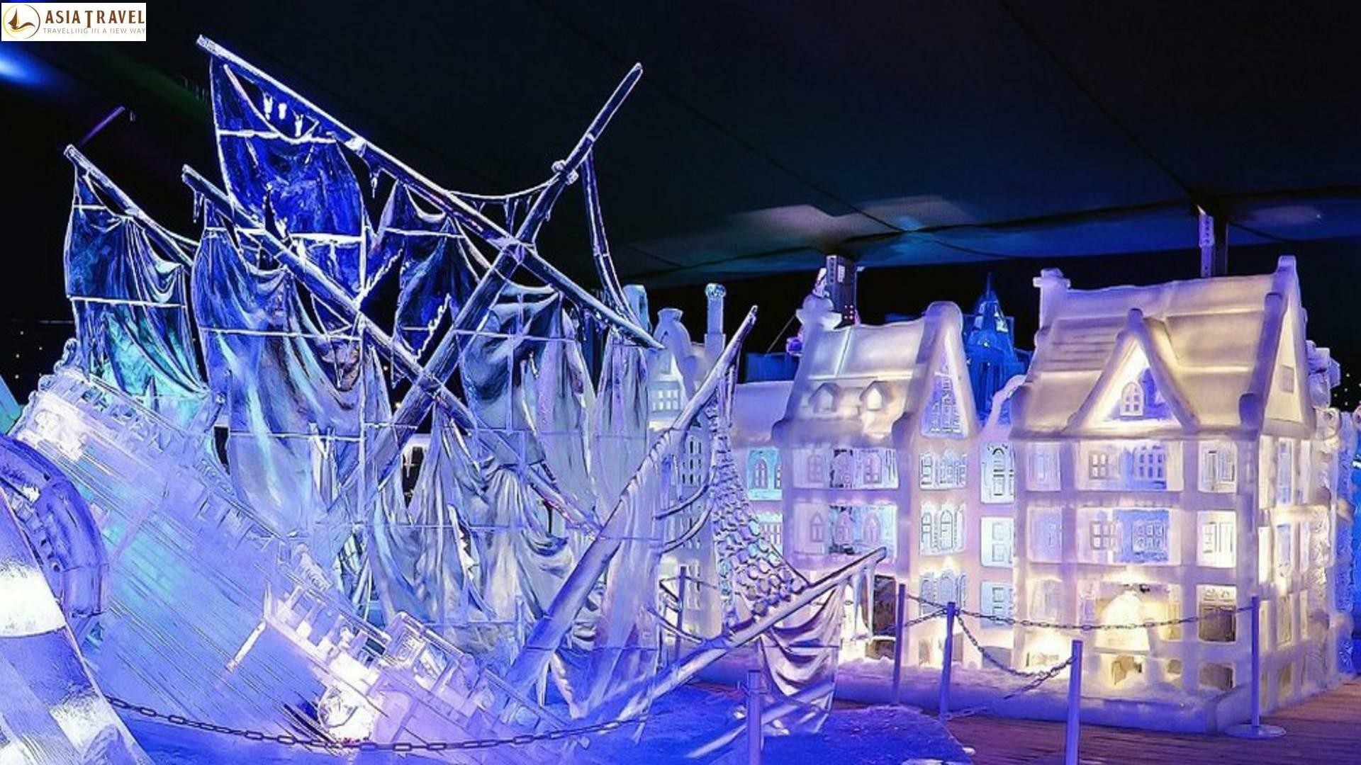 Điêu khắc trên băng ở Bruges - lễ hội sôi động, thú vị nhất mùa đông tại Bỉ